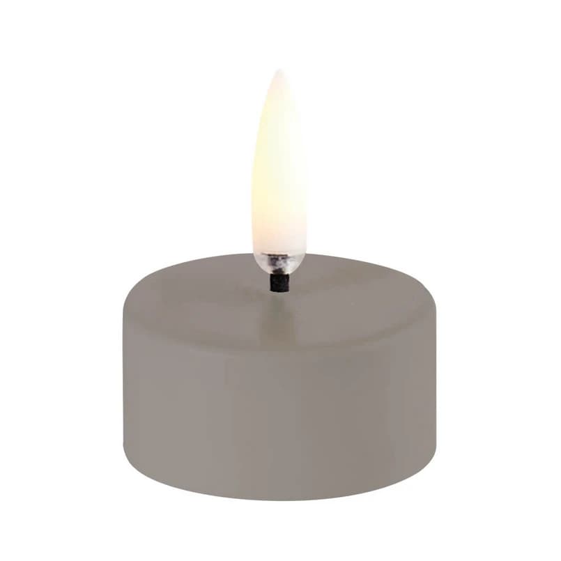 Uyuni Lighting - Lämpökynttilä LED w/Battery 4 x 2,1 cm Sandstone – Uyuni Lighting