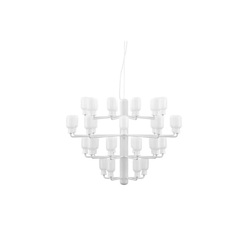 Normann Copenhagen - Amp Chandelier Large White – Normann Copenhagen