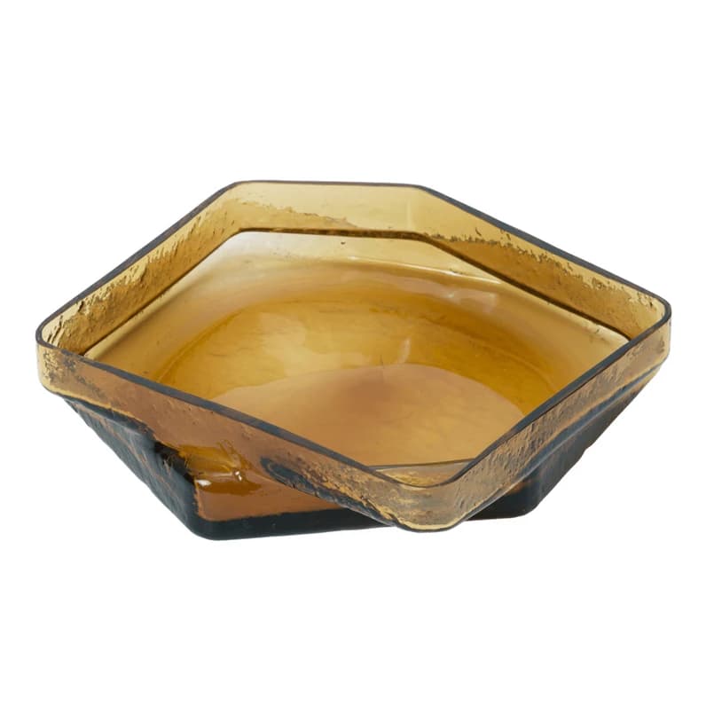 ferm LIVING - Muro-kulho, meripihka, 30 x 29 cm, lasi – ferm LIVING