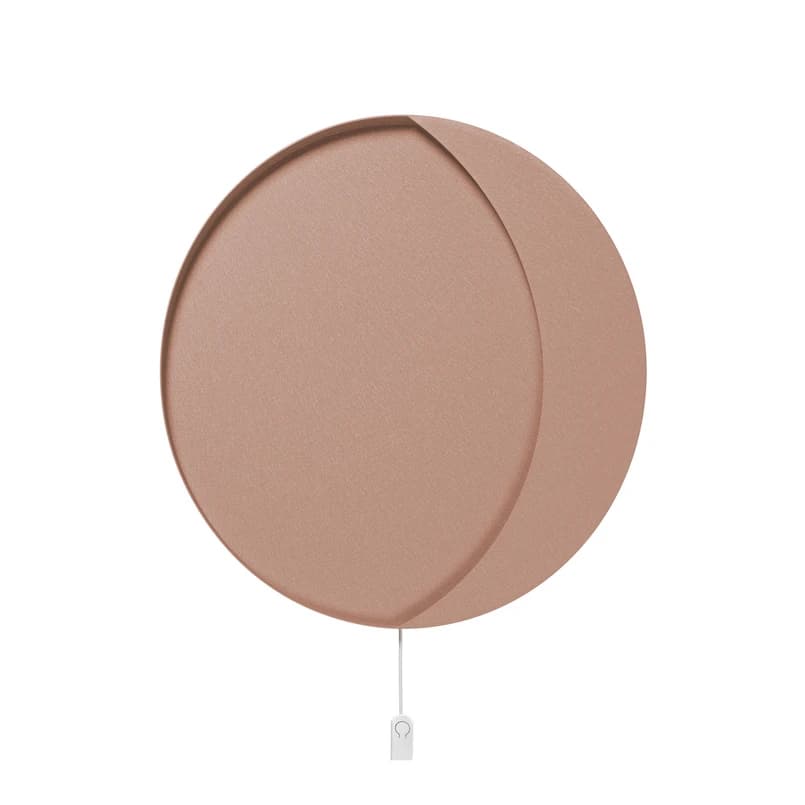 ferm LIVING - Neba LED-seinävalaisin, ruusu, Ø 45 cm, rauta – ferm LIVING