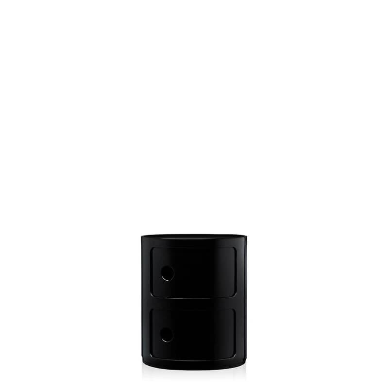 Kartell - Componibili 2 Sivupöytä Black – Kartell