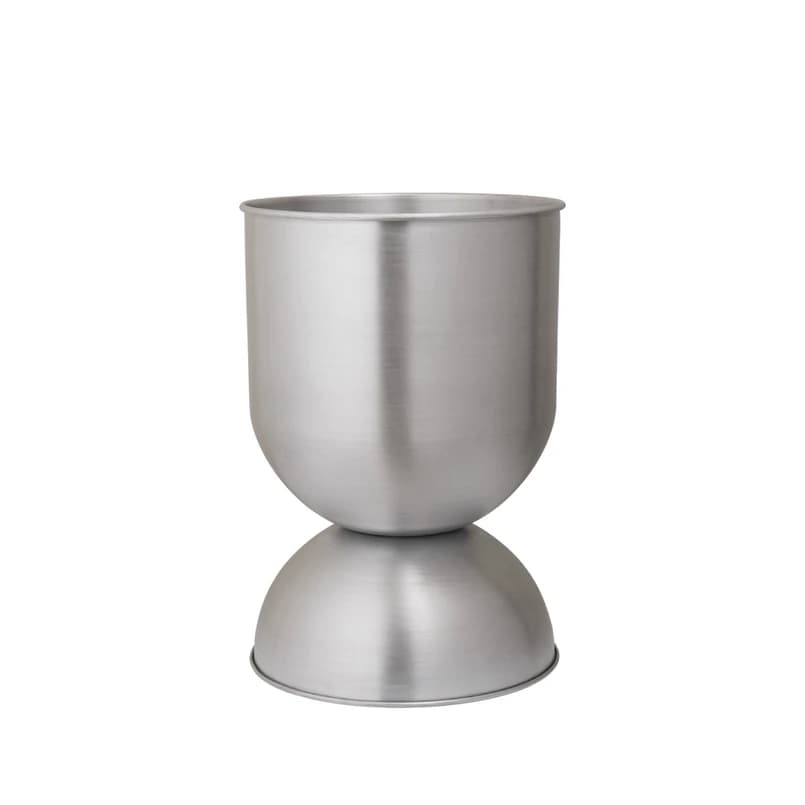 ferm LIVING - HOURGLASS kasviastia, alumiini, korkeus 59 cm – ferm LIVING
