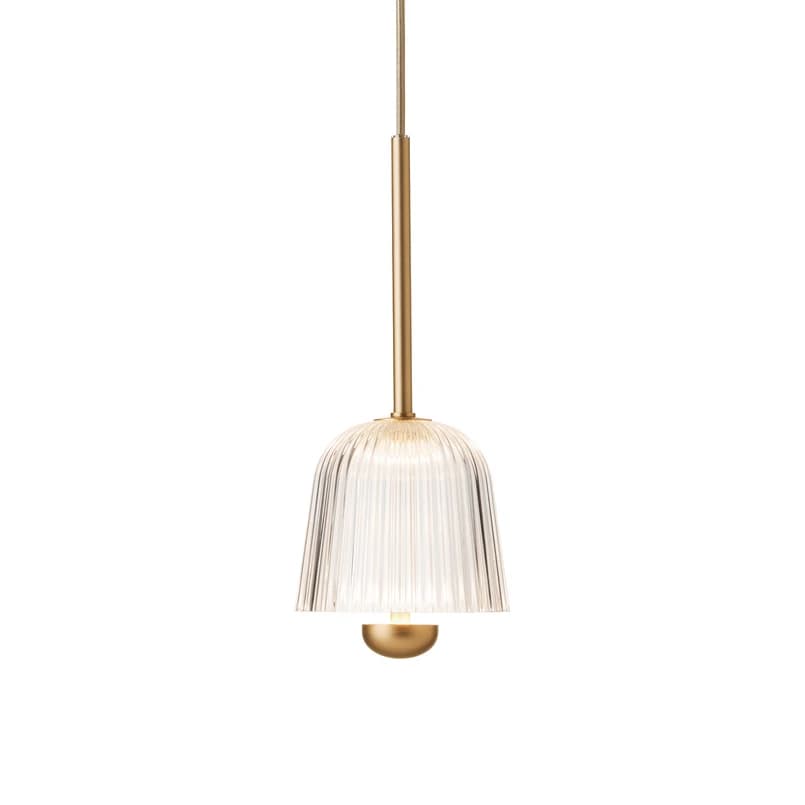 Nuura Aps - Asteea 1 riippuvalaisin Ø 12 cm messinki/kirkas Nuura – Nuura Aps