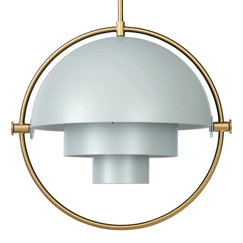 GUBI - Multi-Lite Riippuvalaisin Ø36 Messinki/Sea Grey – GUBI