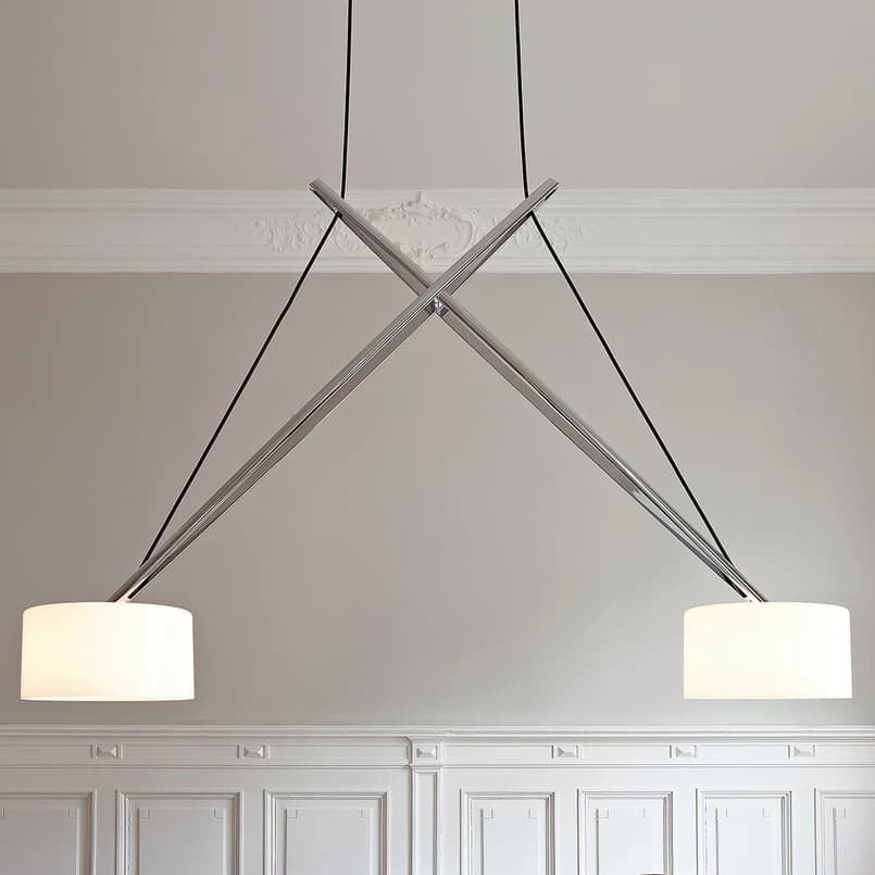 Serien Lighting - Twin LED Riippuvalaisin Chrome – Serien Lighting
