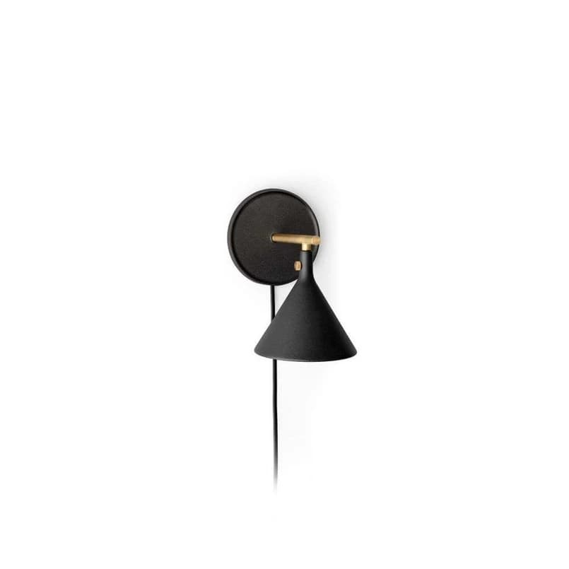 Audo Copenhagen - Cast Sconce LED-seinävalaisin, musta, pistoke, himmennettävä Audo – Audo Copenhagen