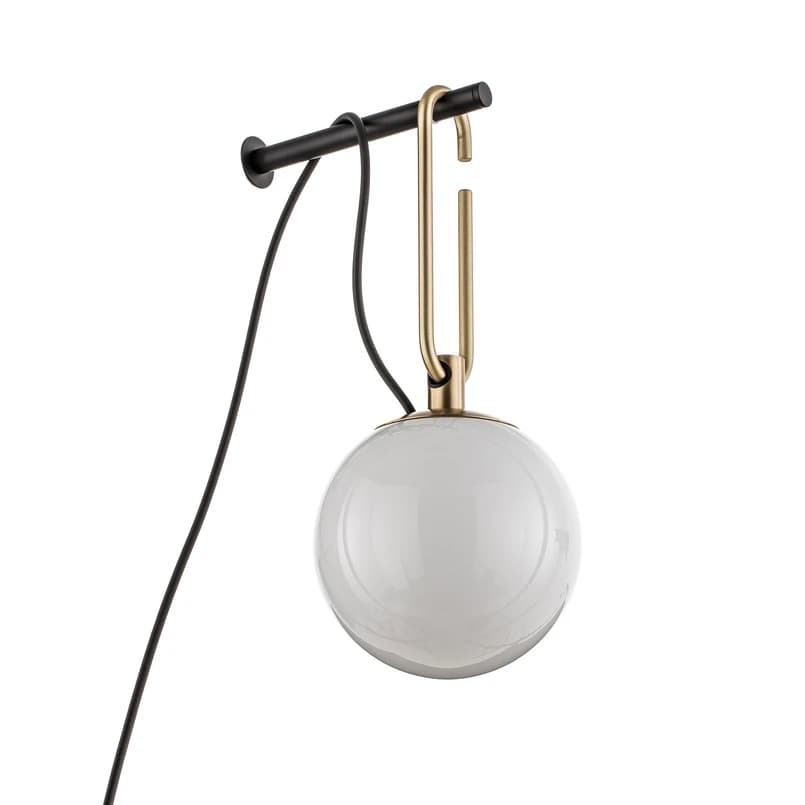 Artemide - Seinälamppu nh Wall valkoinen lasi pistoke E14 – Artemide