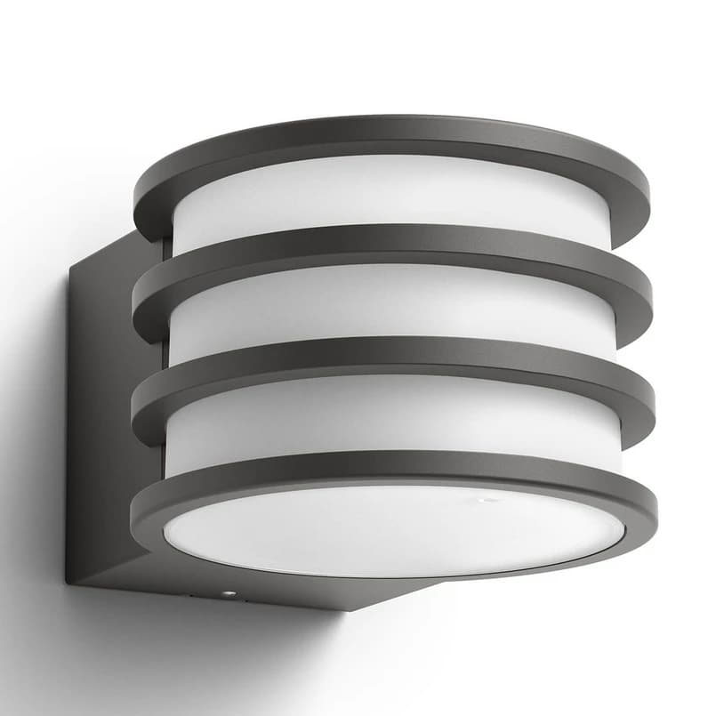 Philips Hue - Lucca Ulko Seinävalaisin Hue White Antracit – Philips Hue