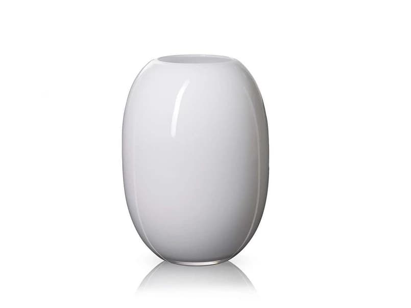 Piet Hein - Super Vase H25 Glass/White – Piet Hein