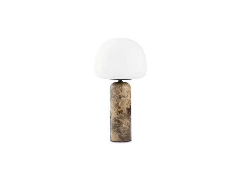 Northern - Kin Pöytävalaisin H40 Brown Marble – Northern