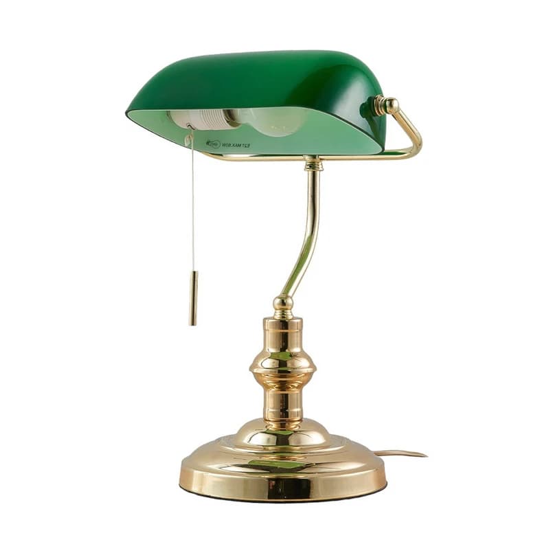 Lindby - Milenka Pöytävalaisin Polished Brass/Green – Lindby