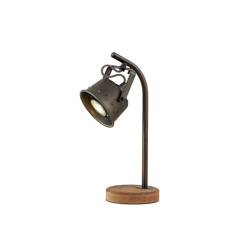 Lindby - Rubinjo Pöytävalaisin Wood/Black – Lindby