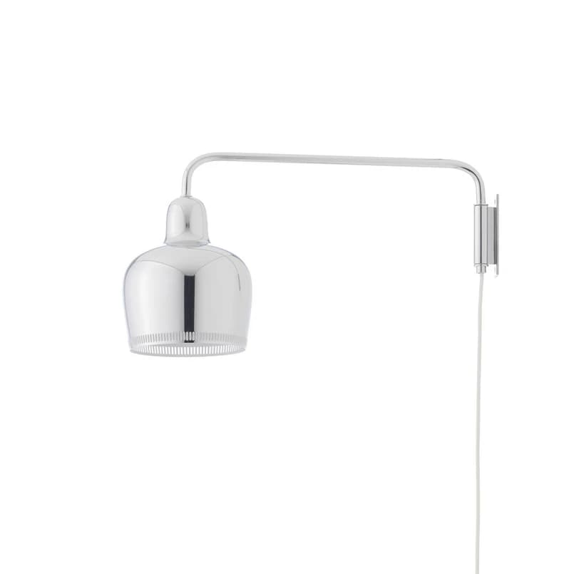 Artek - A330S Golden Bell Seinävalaisin Chrome/White – Artek