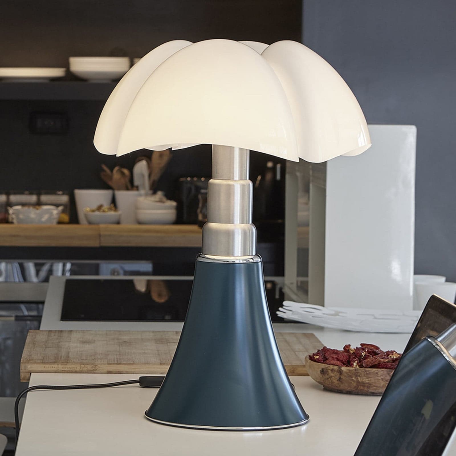 Pipistrello Med, himmennin, agave Martinelli Luce - Olohuone - Design - Metalli - Varjostimella – Martinelli Luce