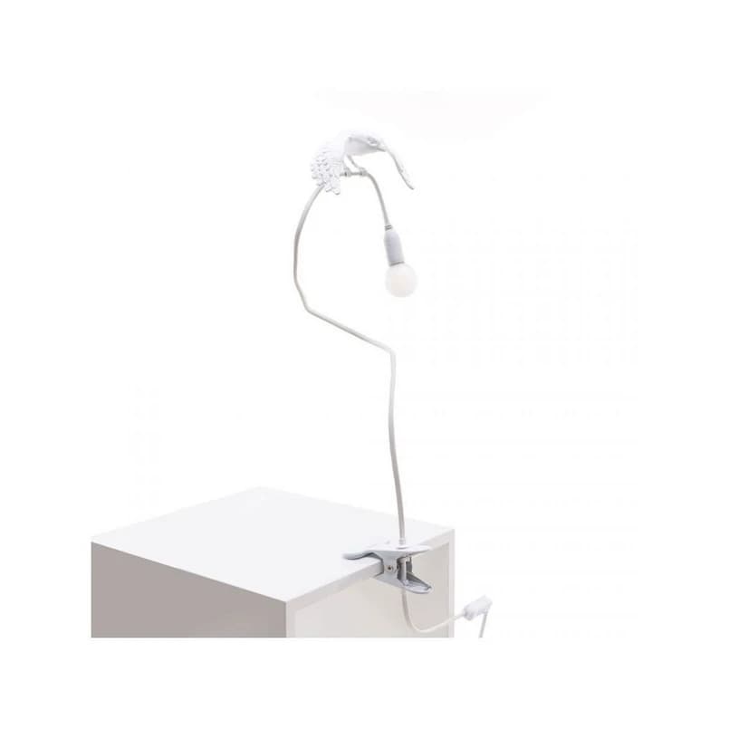 SELETTI - Sparrow Taking Off Klipsivalaisin White – SELETTI