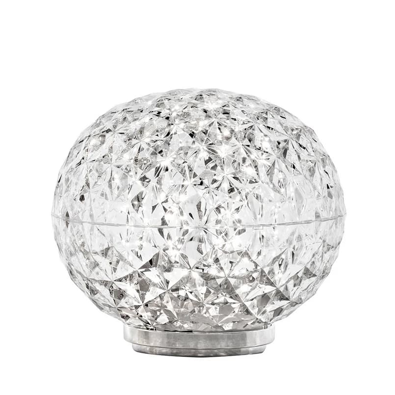 Kartell - Mini Planet Battery Pöytävalaisin Crystal – Kartell