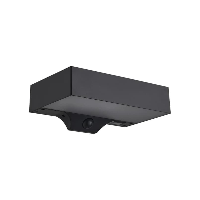 Nordlux - Monay Square LED-aurinkokäyttöinen ulkoseinälamppu, musta, IP44 – Nordlux