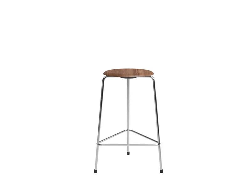 FRITZ HANSEN - High Dot™ Counter Stool 3-legs Walnut Veneer – FRITZ HANSEN