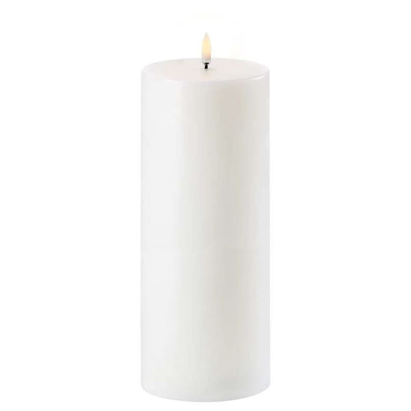Uyuni Lighting - Pilarikynttilä LED 10,1x25 cm Nordic White – Uyuni Lighting