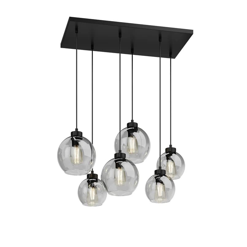 TK Lighting - Cubus 6 Riippuvalaisin Graphite Euluna – TK Lighting