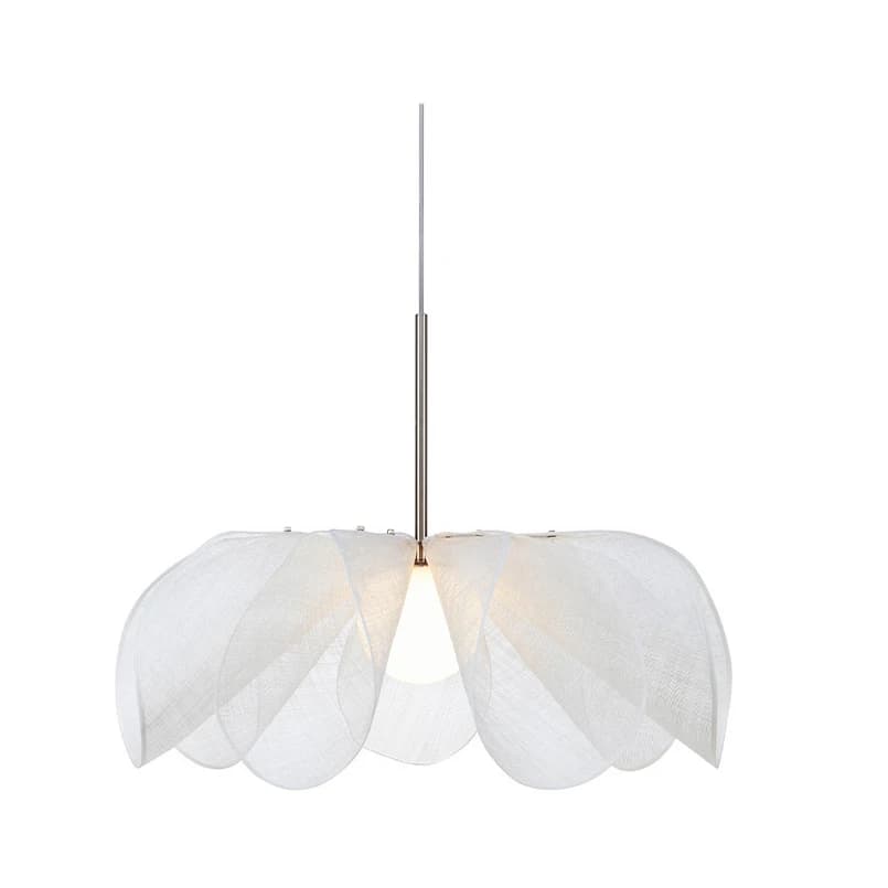 Markslöjd - Styrka Riippuvalaisin Ø75 Satin Nickel/Valkoinen – Markslöjd
