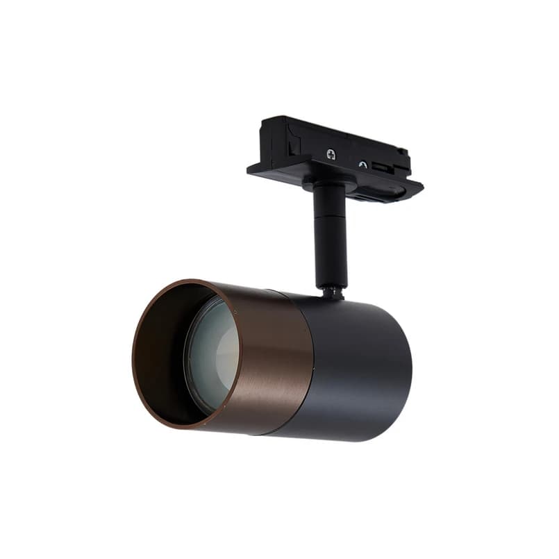 Lindby - Linaro Kiskospottivalaisin GU10 Musta/Ruskea – Lindby