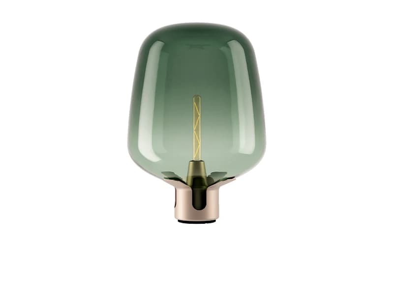 Lodes - Flar Pöytävalaisin Large Golden/Turquise – Lodes