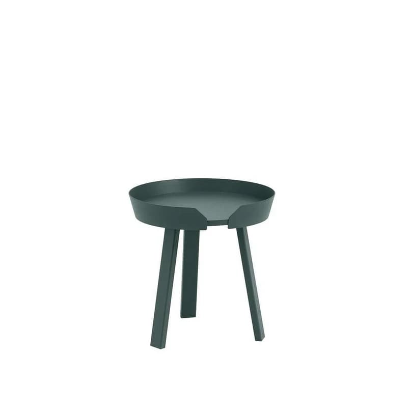 Muuto - Around Sivupöytä/Sohvapöytä Small Tumma Green – Muuto