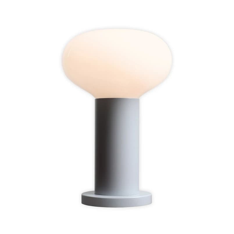ALDEX - Flo pöytävalaisin, harmaa, Ø 19 cm, lasi – ALDEX