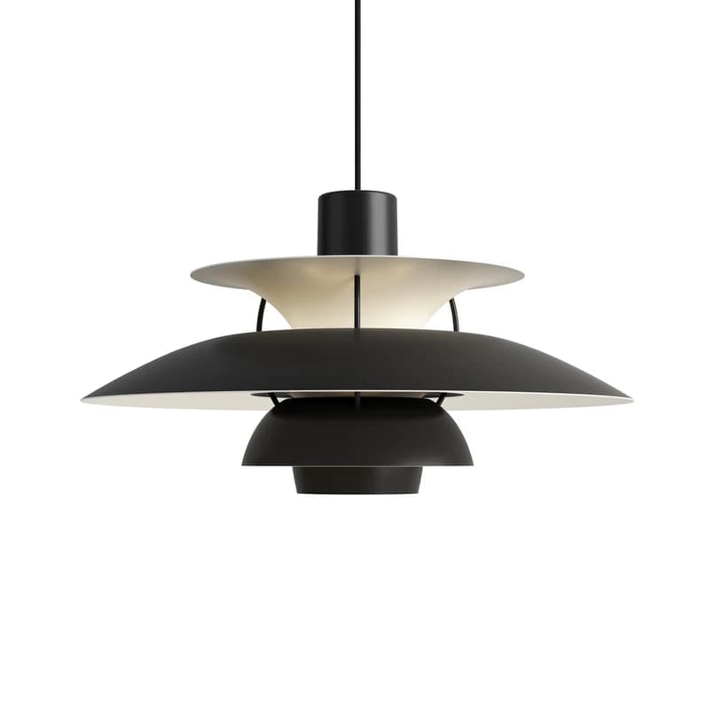 Louis Poulsen - PH 5 Riippuvalaisin Monochrome Black – Louis Poulsen