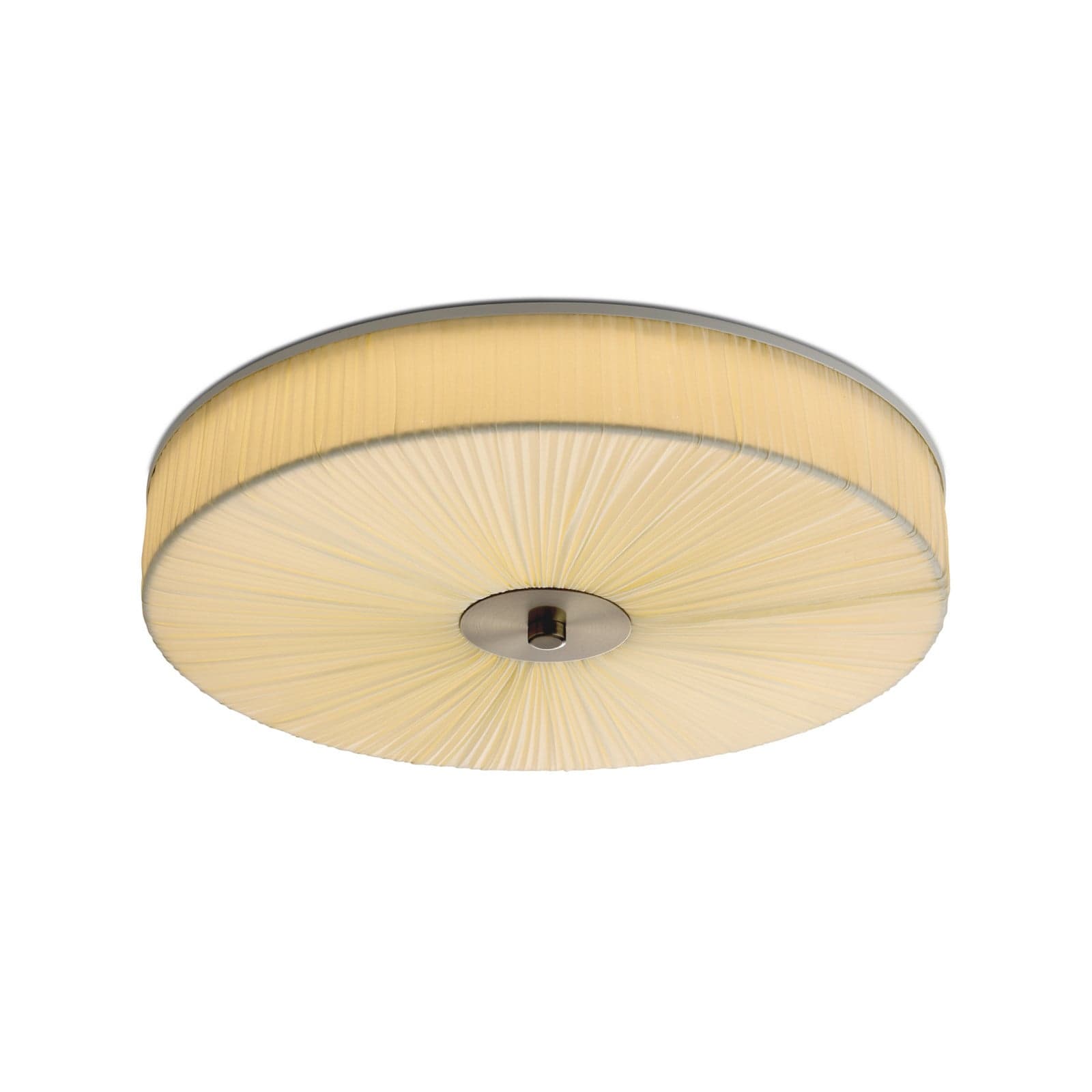 STRING LED-kattovalaisin, beige, Ø 40 cm, stepdim Halo Design - Olohuone - Kangas / tekstiili - Yksilamppuinen – Halo Design