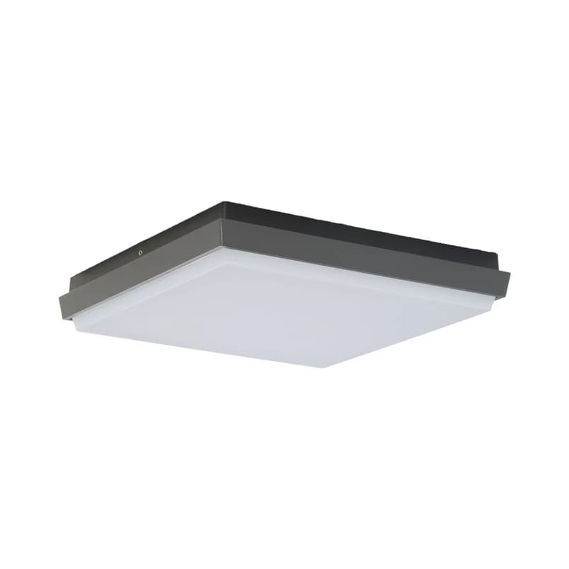 Lucande - Amra LED Square Ulko Kattovalaisin 30 Dark Grey – Lucande