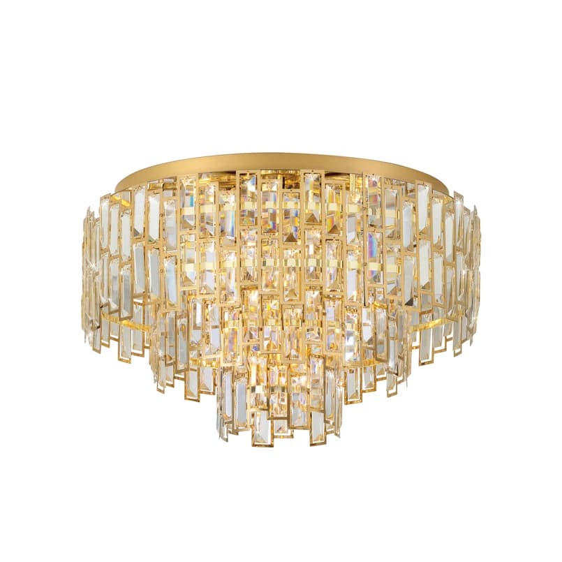 Stars of Light - Calmeilles-kattovalaisin, messinki, Ø 63 cm, lasi – – Stars of Light