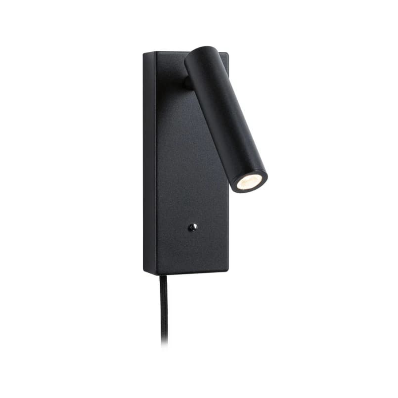 Paulmann - Hulda USB LED-kohdevalaisin, himmennettävä, musta, kytkin – Paulmann