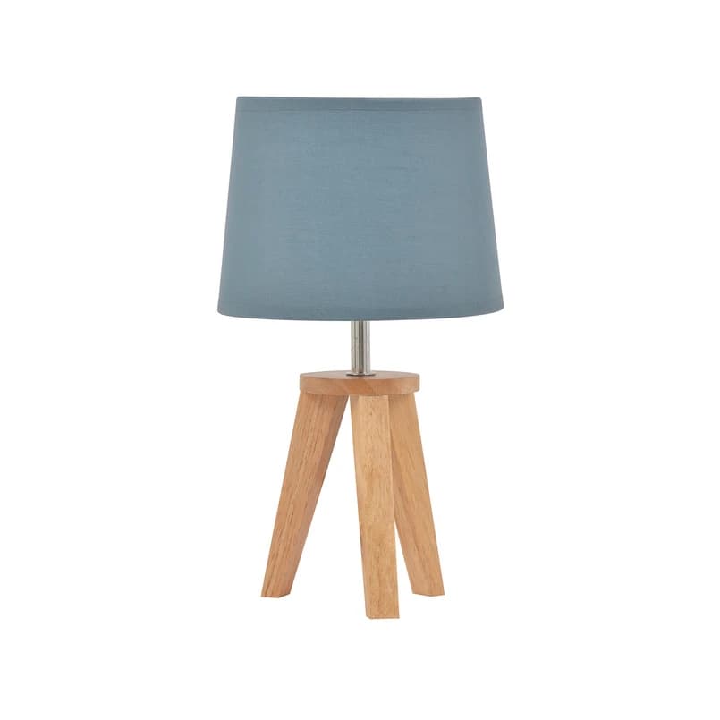 COREP - Jooga-pöytävalaisin, petrol/vaalea puu, korkeus 34 cm – SAS – COREP