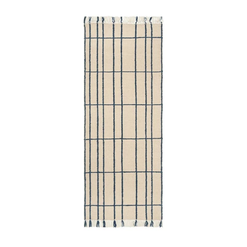 ferm LIVING - Sen matto, kermanvärinen/sininen, 200 x 80 cm, tekstiili – ferm LIVING