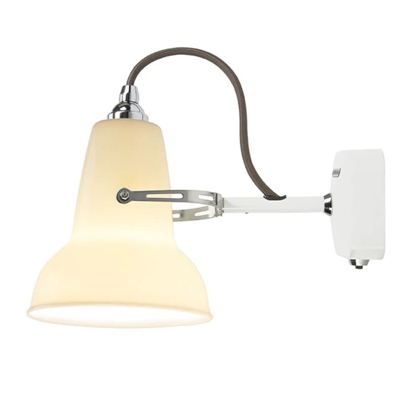 Anglepoise - Alkuperäinen 1227 Mini seinälamppu kytkimellä, valkoinen – Anglepoise