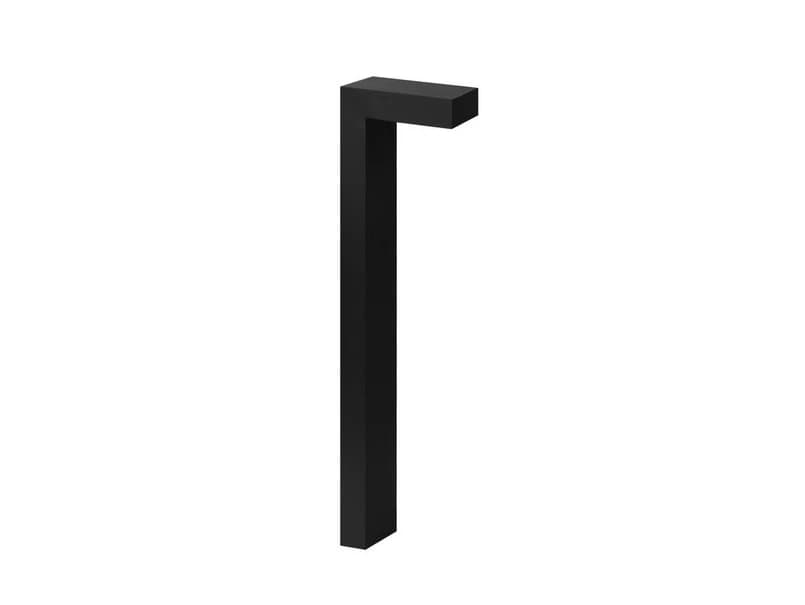 Norlys - Asker LED-pollarilamppu, musta, 85 cm, betonijalusta – – Norlys