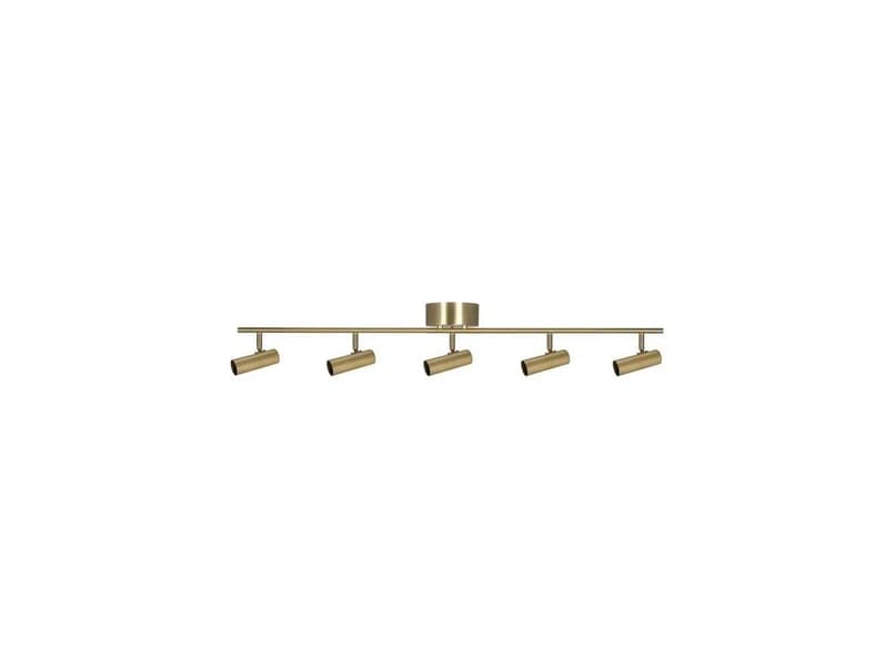 Globen Lighting - Hubble 5 Kattovalaisin Long Brushed Brass – Globen Lighting