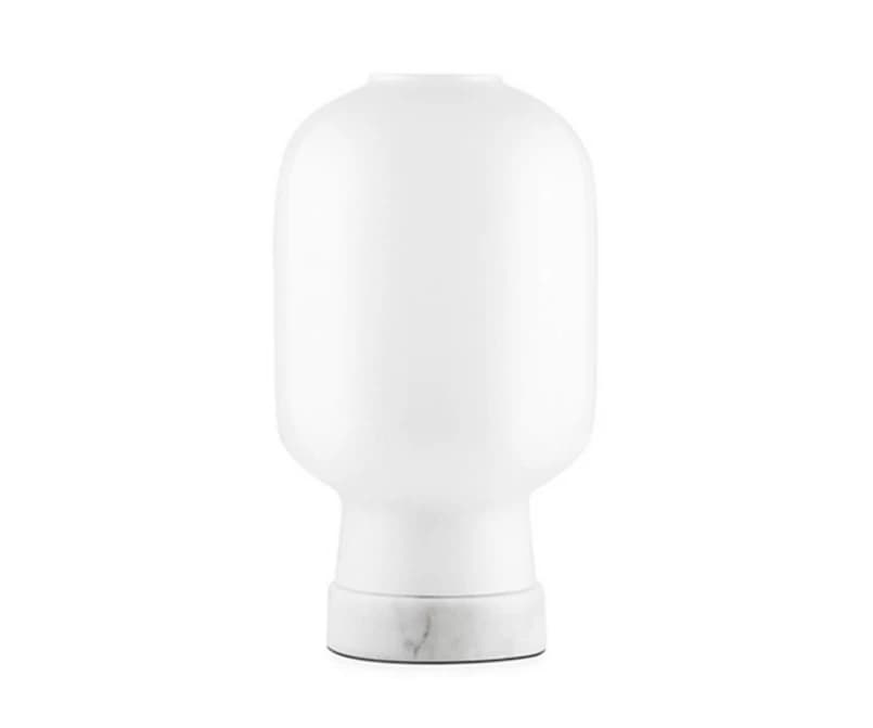 Normann Copenhagen - Amp Pöytävalaisin Valkoinen/Valkoinen – Normann Copenhagen