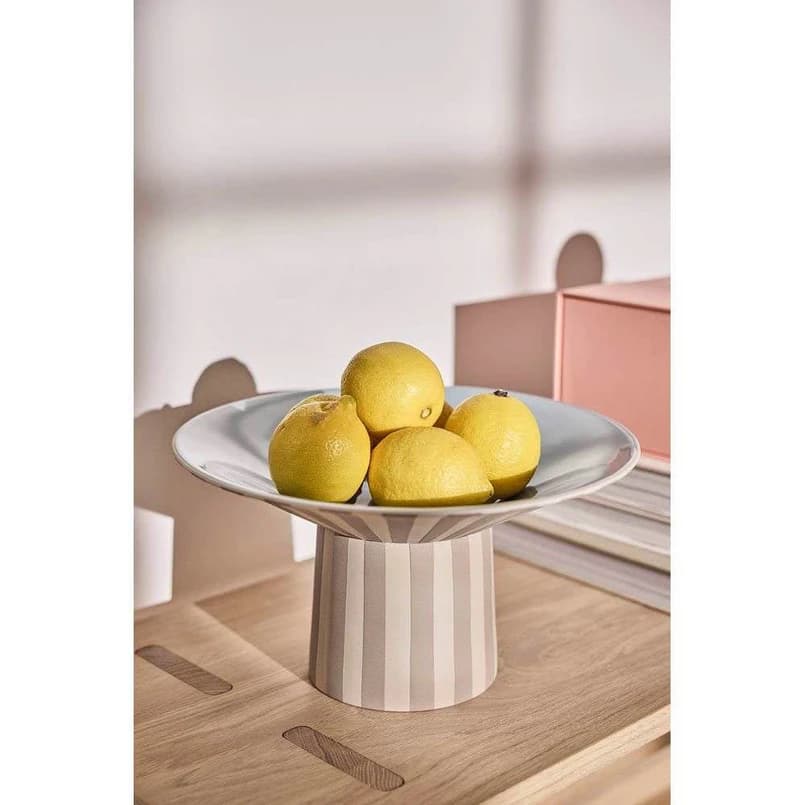 OYOY Living Design - Toppu-pöytäkoriste, korkea, savi/jääsininen – OYOY Living Design