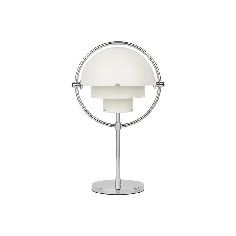 GUBI - Multi-Lite Portable pöytävalaisin, valkoinen/kromi – GUBI