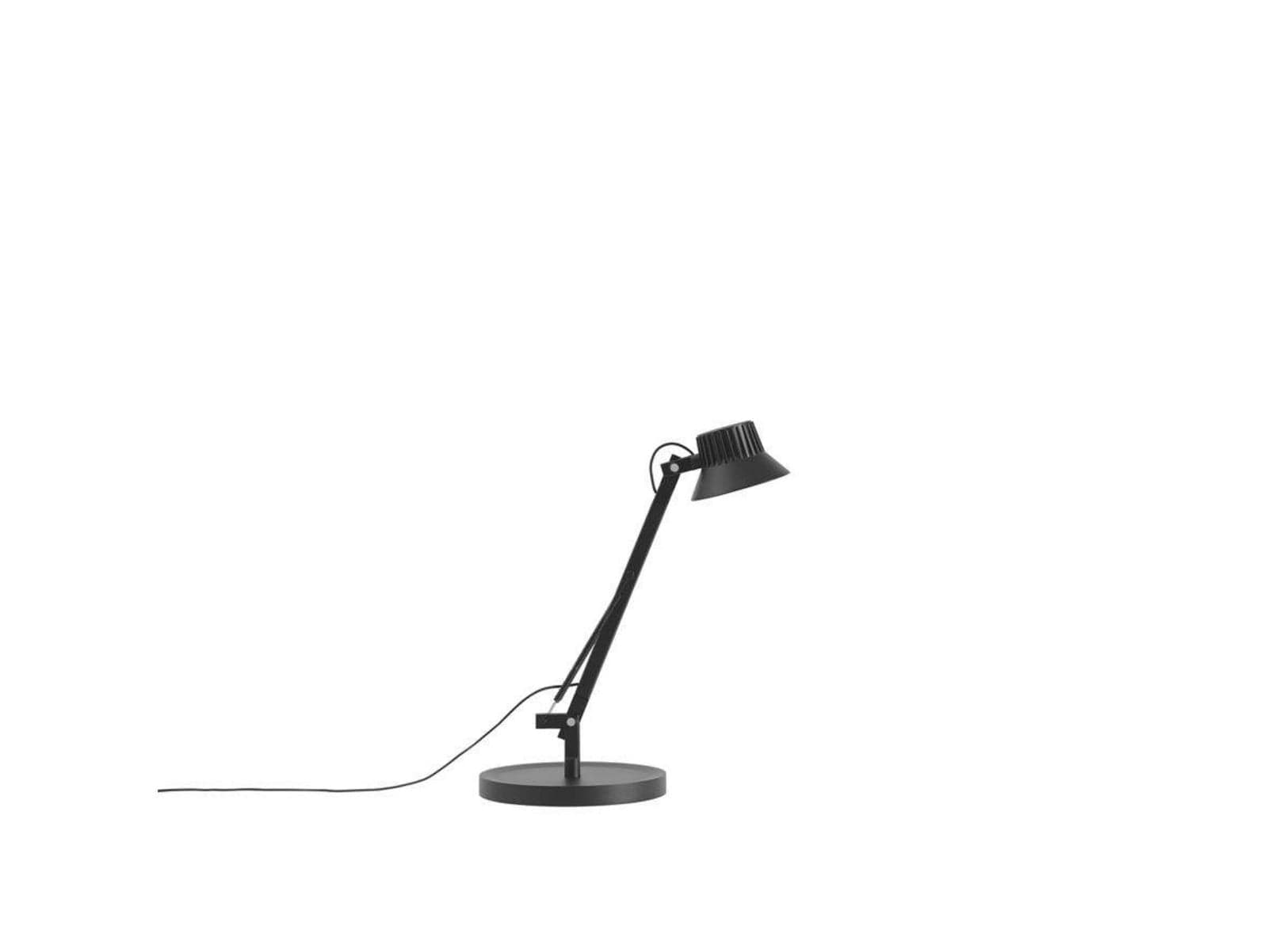 Dedicate Pöytävalaisin S1 Black Muuto - Työhuone / toimisto - Alumiini – Muuto