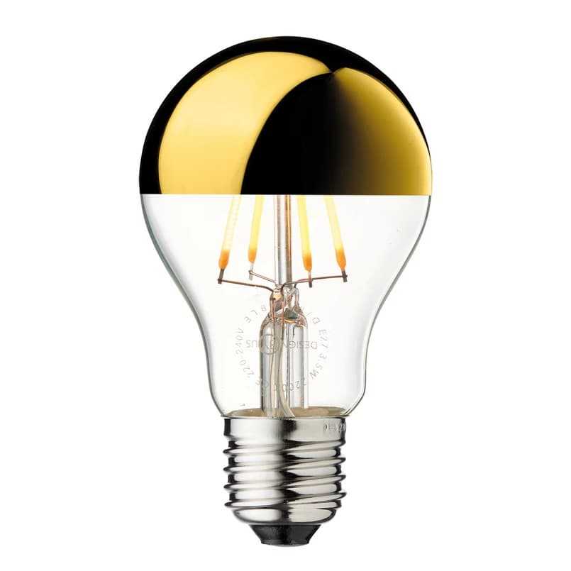 DESIGN BY US - Lamppu LED 3,5W Crown Gold E27 – DESIGN BY US
