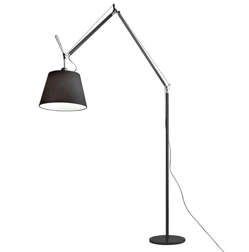 Artemide - Tolomeo Mega Lattiavalaisin w/Himmennin Ø320 Musta Satin/Musta – Artemide