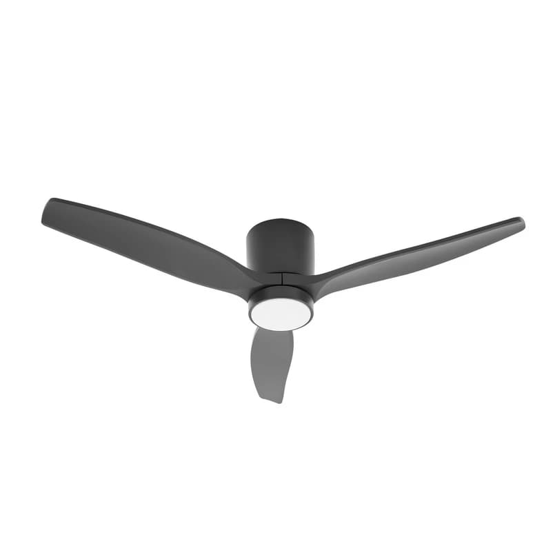 Lucande - Sorin LED ulkoilman kattotuuletin, musta – Lucande