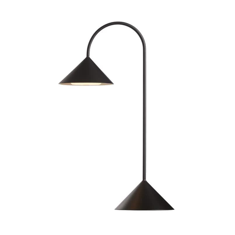 FRANDSEN - Grasp LED-akku-pöytävalaisin H47 Musta – FRANDSEN