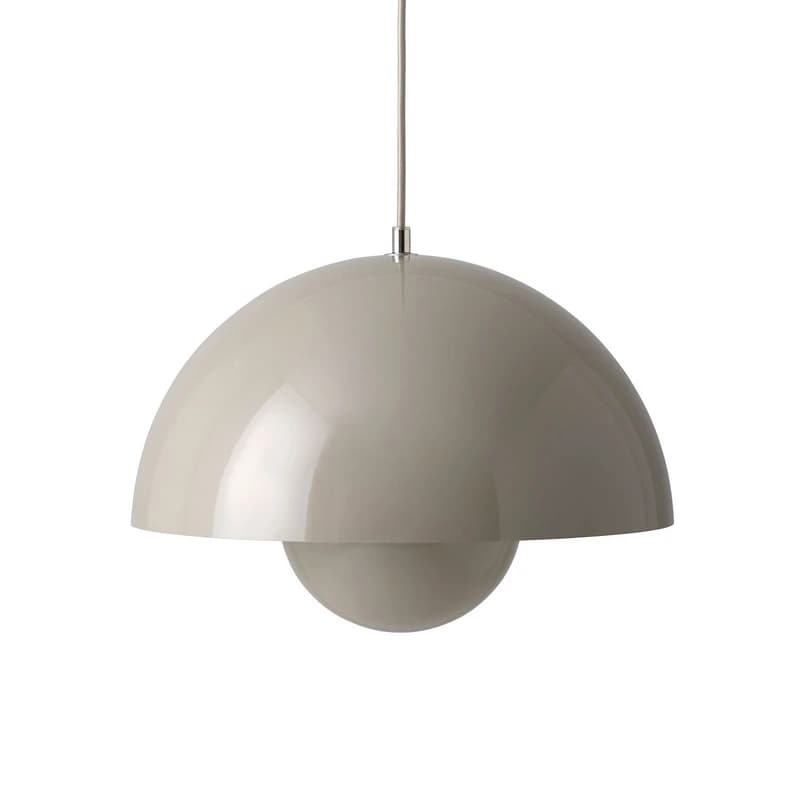 &Tradition - Flowerpot VP7 riippuvalaisin harmaa beige – &Tradition