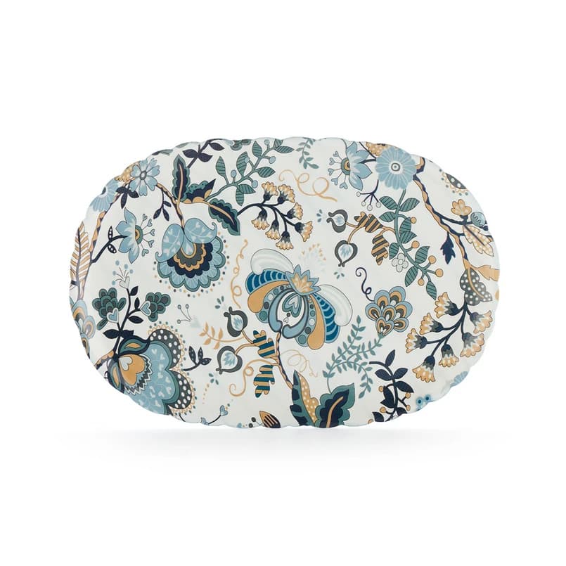 Kartell - Jellies Family -tarjotin, kukkakuvio/sininen, polymeeri – Kartell