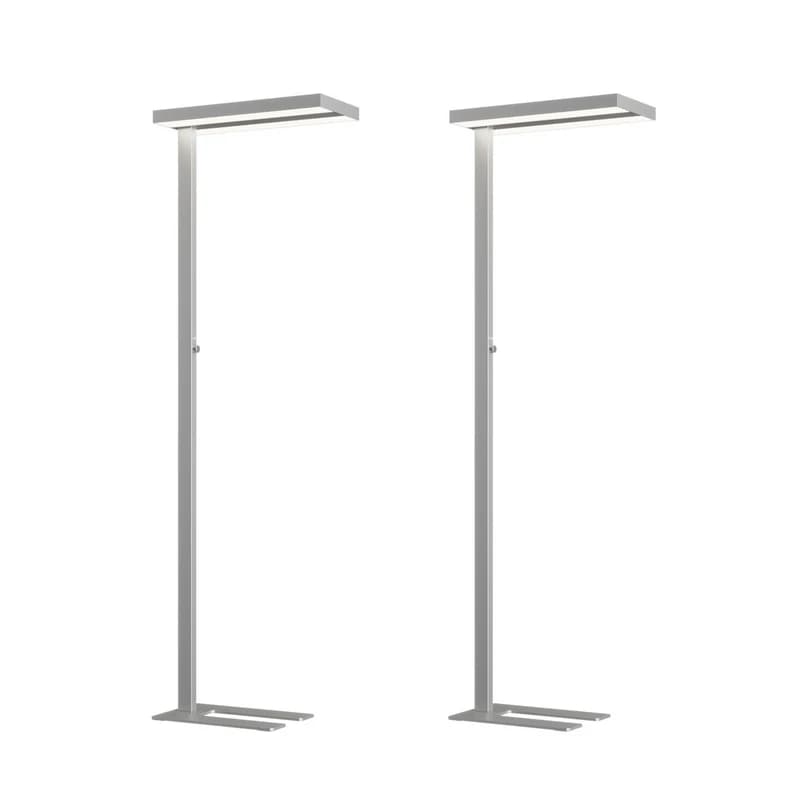 Arcchio - Logan Basic LED-lattiavalo, hopea, 2 kpl:n sarja, 6000 lm – Arcchio
